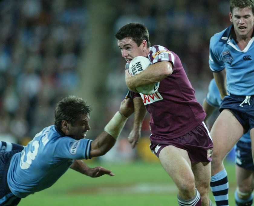 Ben Ikin played 17 Origins for Queensland after making his debut as a teenage rookie with four first grade games under his belt in 1995.