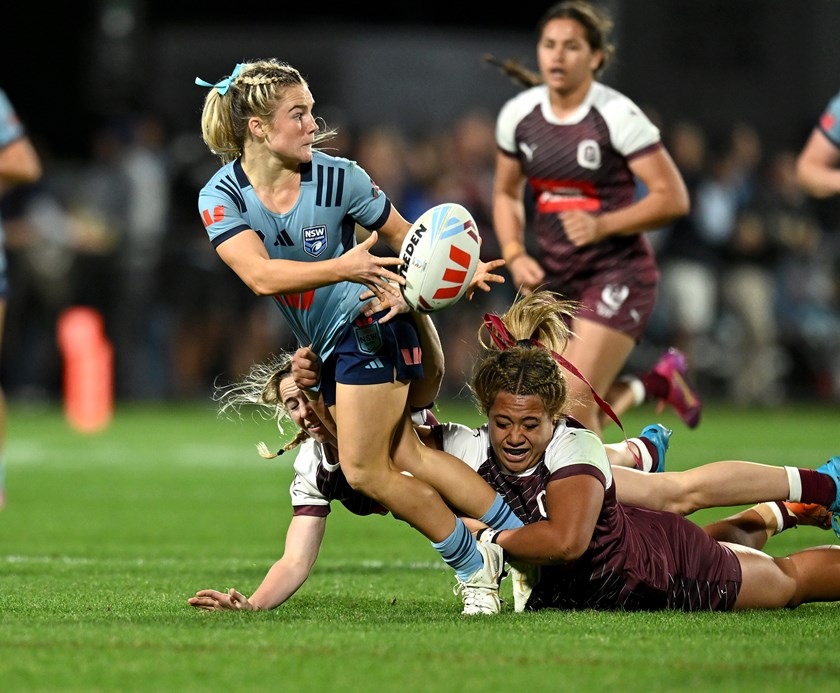 Tori Shipton had a hand in two tries as she helped NSW to a 26-10 win over Queensland in U19s Origin,