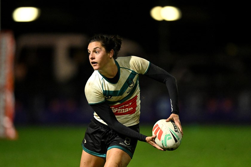 US Olympic rugby sevens medallist Kayla Canett was among the cross-code athletes at the Harvey Norman Rising Talent Invitational. 