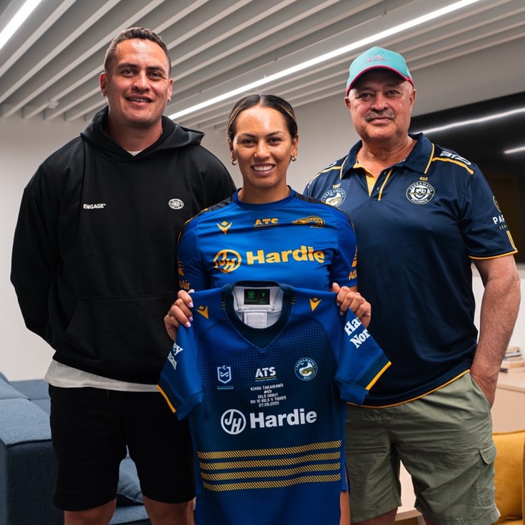 Father's Day delight: Kiana to create history with Eels debut