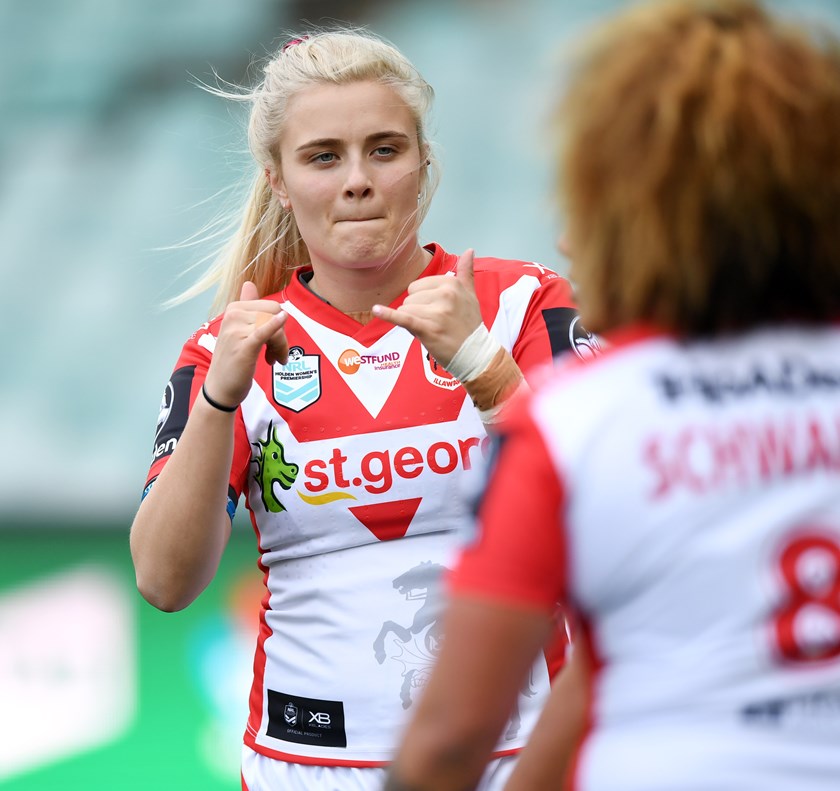 Hannah Southwell was a foundation player for St George Illawarra in 2018.