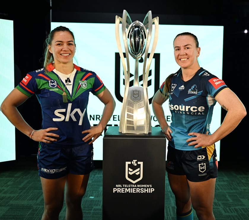 Titans captain Georgia Hale and Warriors counterpart Apii Nicholls were foundation members of the club's inaugural NRLW team in 2018.
