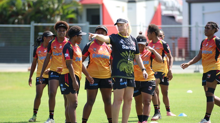 Orchids coach Tahnee Norris is excited about the talent in PNG.