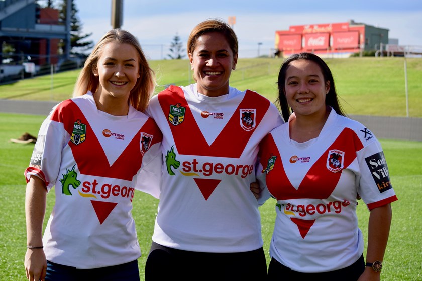 Oneata Schwalger was a foundation NRLW player for the Dragons, along with Rikeya Horne and Raecene McGregor.