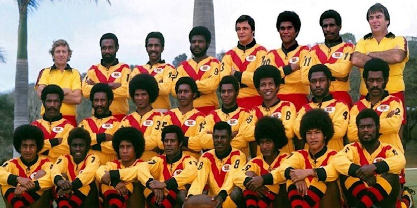 The 1977 Kumuls were pioneers of the game in Papua New Guinea.