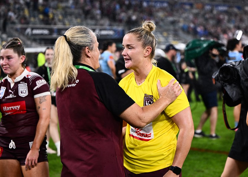 Tahnee Norris has been a mentor for Meg Ward in her roles with Queensland and Papua New Guinea. 