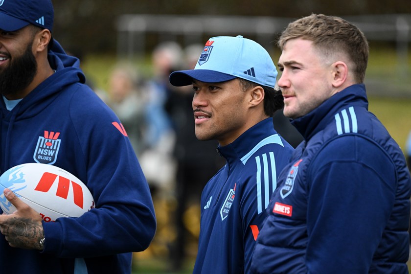 Payne Haas, Brian  To'o and Hudson Young sat out NSW's first training session ahead of Origin III.