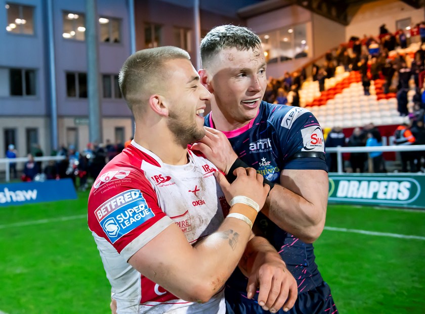 Hull KR playmaker Mikey Lewis and Perth-bound Leeds centre Harry Newman are renowned for their chirpiness on the field.