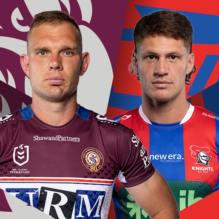 Sea Eagles v Knights: Prop star Kobe; Sandon at the ready
