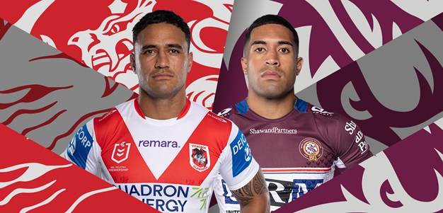 Dragons v Sea Eagles: Halves trade places; Saab back on deck