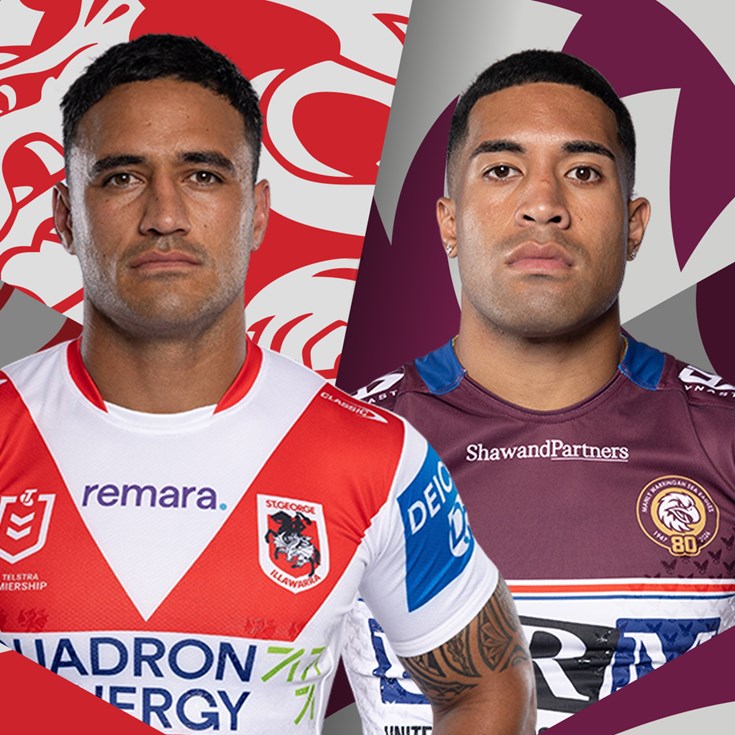 Dragons v Sea Eagles: Halves trade places; Saab back on deck